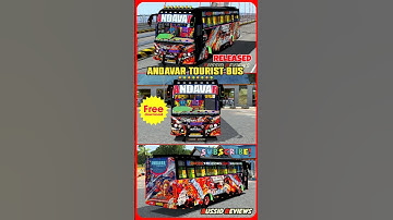 ANDAVAR😍TOURIST BUS MOD RELEASED🔥😎#bussidreviews #newmodbussid #shortsfeed #shorts #bus