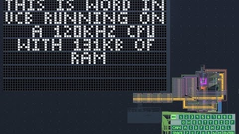 120KHz VCB cpu running pong!