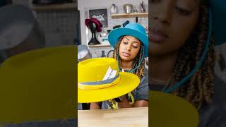 How to make a Pork Pie style felt hat #shorts