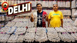 Delhi Sadar Bazar Payal Wholesale Market | Huge Gota Chandi Stock