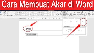 How to Create a Square Root Symbol in Word