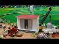 DIY Mini Brick Bathroom with Water Tank &amp; Full Water Supply | Mini Construction