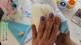 The process of creating a  Scandinavian Flower Gnome!