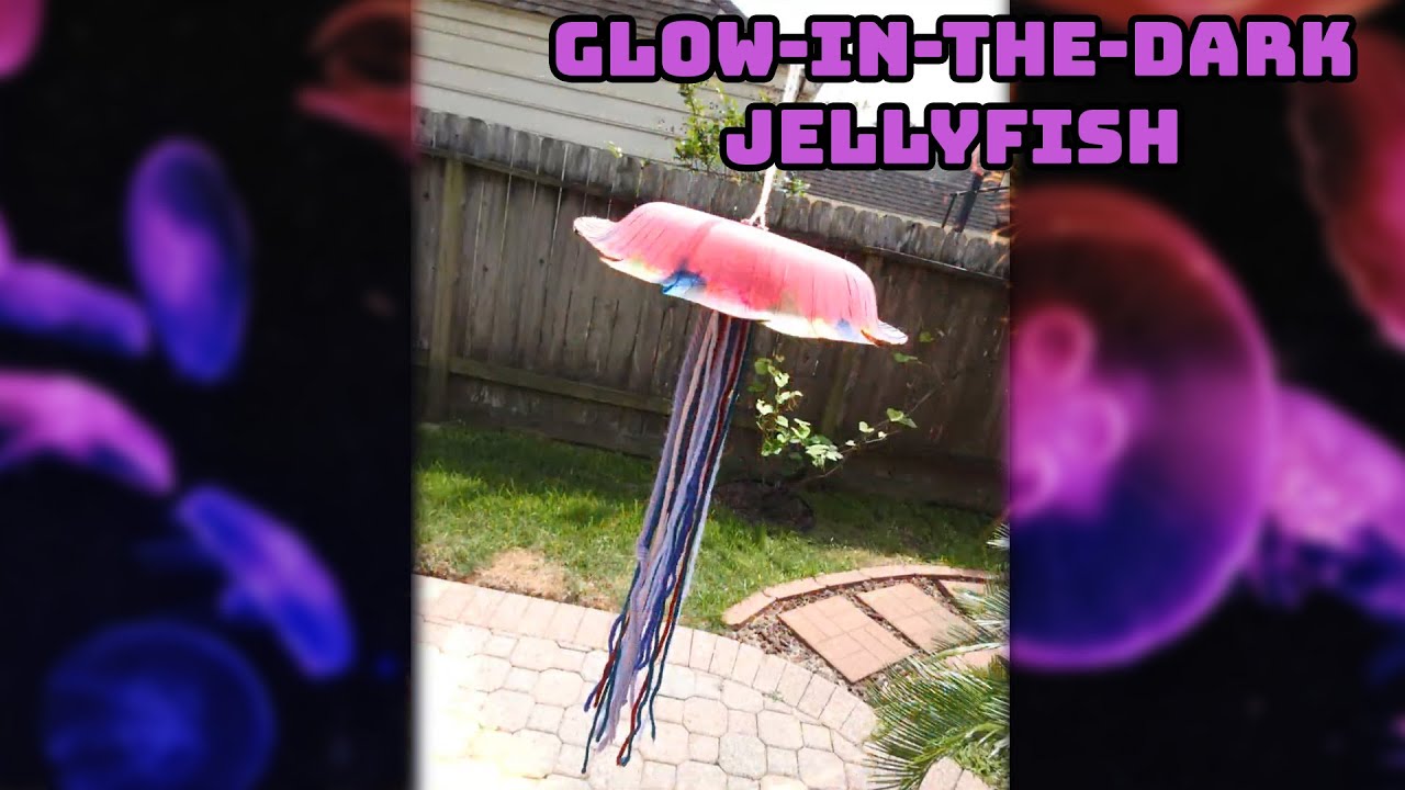 Glow in the dark diy jellyfish costume tutorial - Swoodson Says