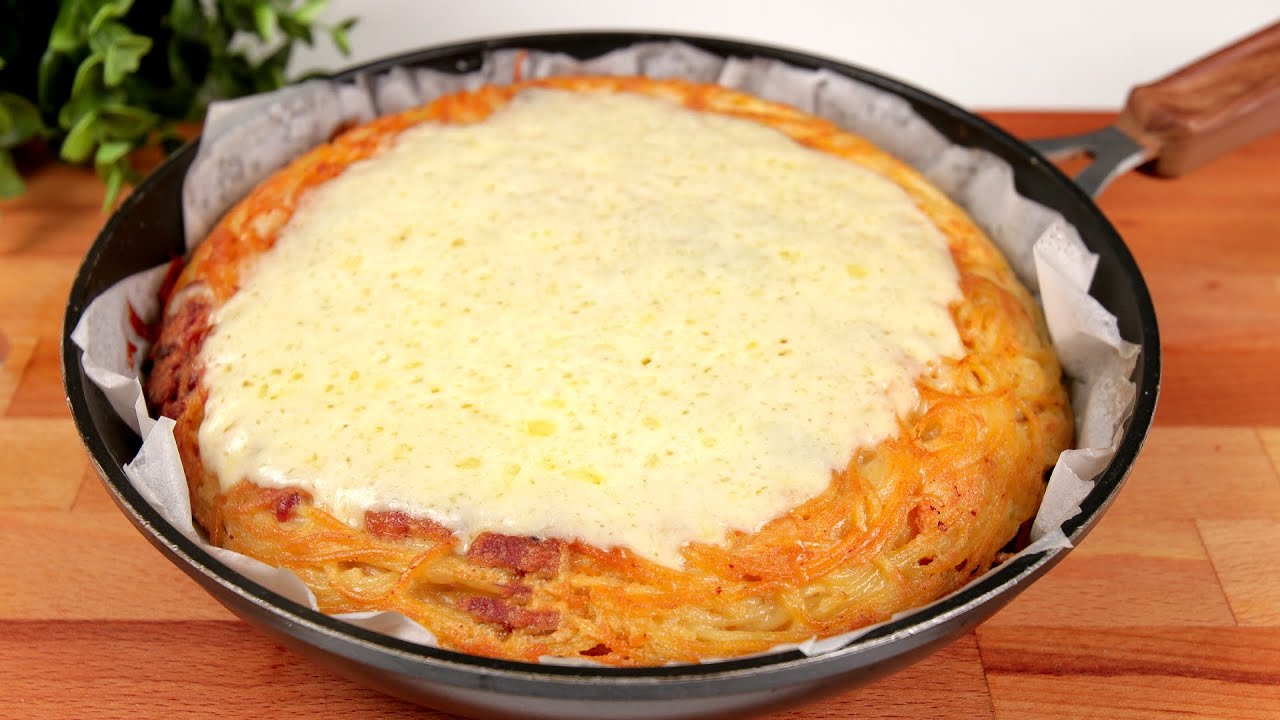 У вас дома есть макароны и яйца? Он такой вкусный, что готовлю его каждый день!