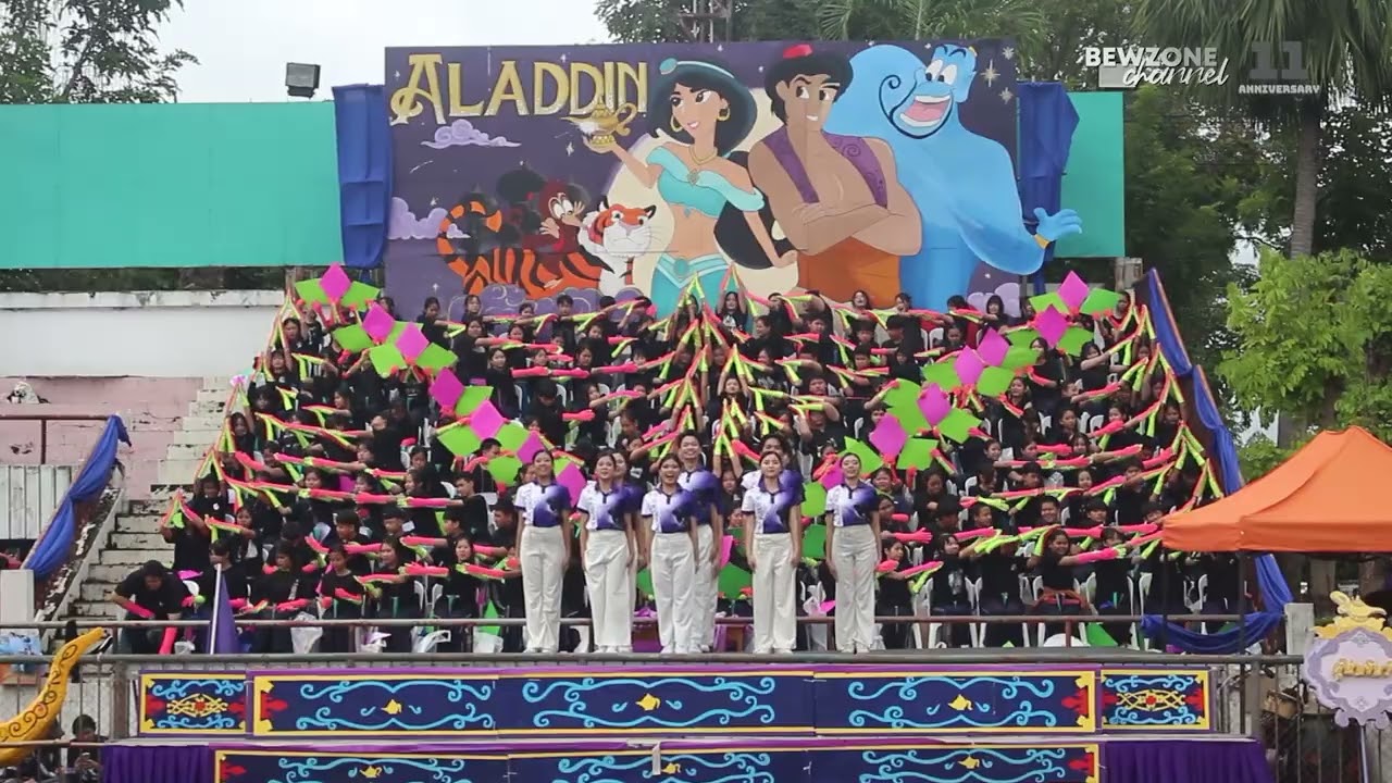 [ยกที่ 1] กองเชียร์และเชียร์ลีดเดอร์สีม่วง โรงเรียนนารีรัตน์จังหวัดแพร่ l นางแก้วเกมส์ 2025