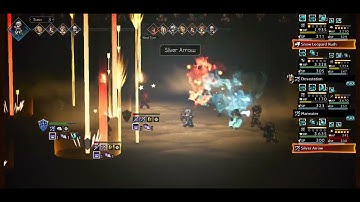 Octopath COTC GEP Beating (vanilla) Tikilen with a custom roster (Discord request)