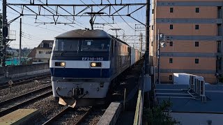 JR貨物EF210形EF210-162牽引コンテナ貨物列車西国分寺駅通過(2023/5/16)