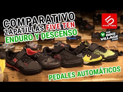 zapatillas Five Ten Enduro Descenso para pedal automático - YouTube