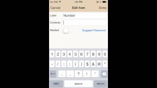 Intro to DataVault Password Manager for iOS screenshot 1