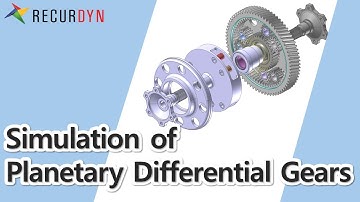 Simulation of Planetary Differential Gears.