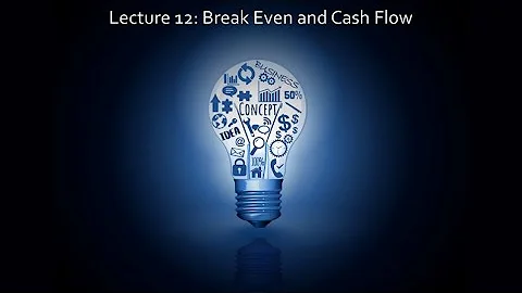 ENTR 6020 Lecture 12   Breakeven and Cash Flow