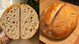 خبز الساوردو الصحي ببساطه وبلا تعقيد بدون خميرة صناعية | Sourdough Bread