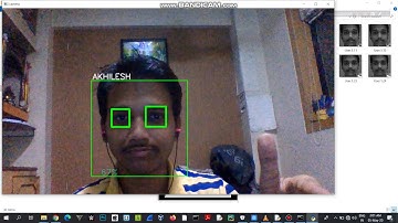 GUI Face Detection, Recognition System with Audio Using Python, OpenCV | Akhilesh Bhagwat