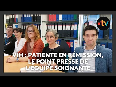 Patiente du VIH en rémission suite à une allogreffe à Marseille, point presse de l'équipe soignante