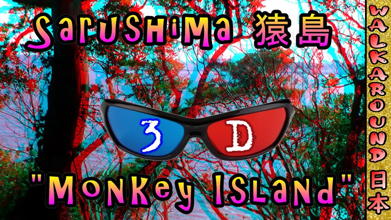 Sarushima 猿島 "Monkey Island" Yokosuka Japan 3D Anaglyph walkaround