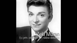 Zeki Müren ~ Ey Çerh - I Sitemger Dil - I Nâlâna Dokunma
