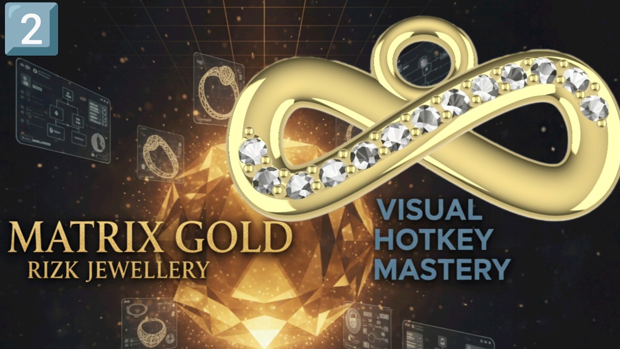 Matrix Gold | Infinity Pendant Design for Smart Curve & Profile Placer ...