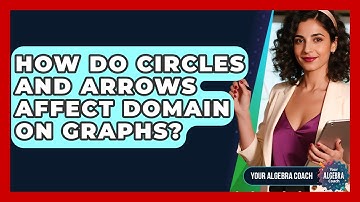 How Do Circles And Arrows Affect Domain On Graphs? - Your Algebra Coach