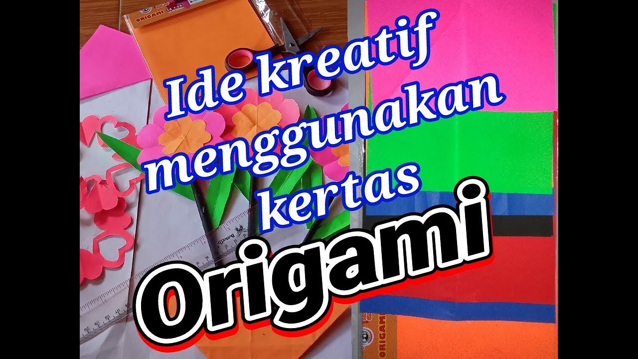 Ide kreatif membuat kerajinan  tangan menggunakan  kertas 