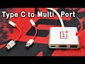 Type C to HDMI, USB 3.0, Fast Charging, 3.5mm adapter for OnePlus