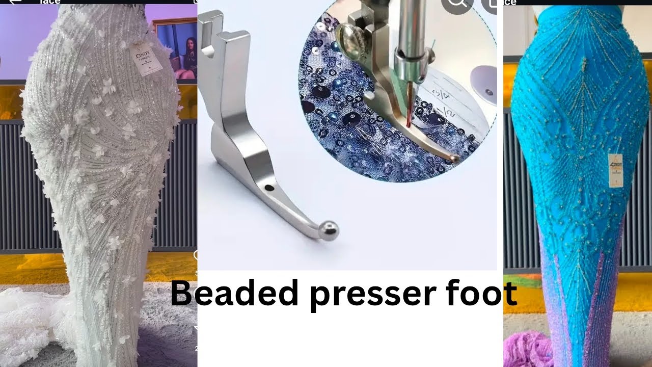 Beaded Lace presser foot. How-to buy it cheap from TEMU.