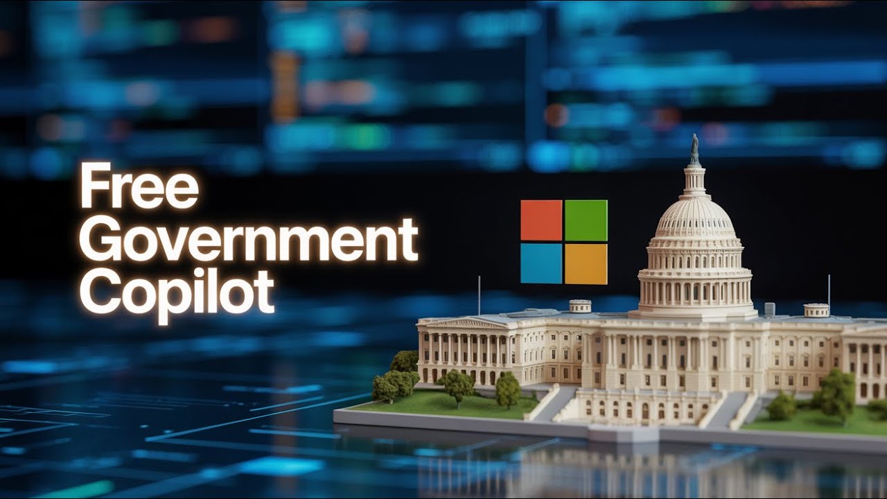 Microsoft Copilot FREE for ALL US Government Workers! $3.1 Billion Taxpayer Savings (2025)