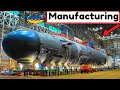 ▶️SUBMARINE FACTORY⚓: Assembly line – How submarines are built?🚧 {US Indiana➕Saab➕South Korea}
