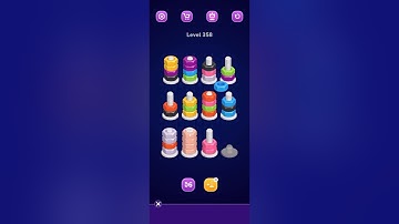 Nut Sort Level 358 Walkthrough | Nuts — Color Sort 358 solution