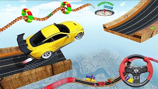 Crazy Car Racing Stunts Game 2023 - Impossible Sports Car Driver Simulator - Android GamePlay #2 screenshot 3