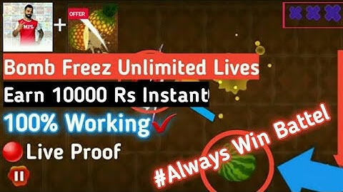 MPL Pro Fruit Chop Game Mod Apk ! Make Five Lakh + Score Earn 10000 Rs 🔴Live Proof