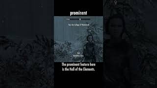 prominent — The Elder Scrolls V: Skyrim dialogue scene
