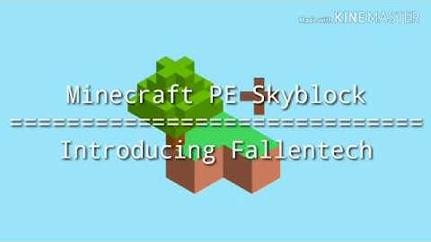 Minecraft PE Skyblock | Introducing Fallentech