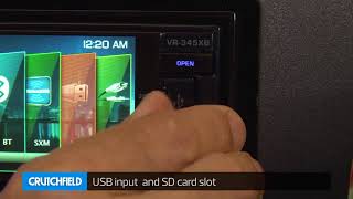 Soundstream VR-345XB Display and Controls Demo | Crutchfield Video screenshot 2