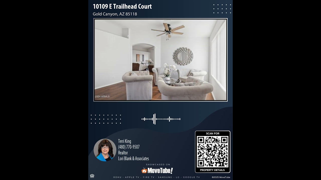 10109 E Trailhead Court, Gold Canyon, AZ 85118 | 3 Bedroom Home For Sale