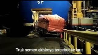 Cuaca Ekstrim...!!! Pelabuhan Merak Ombak Besar Hingga Truk Kecebur Ke Laut Dan Pelayanan Di Tutup