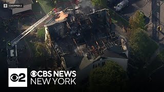 Fire tears through apartment building in Nanuet, Rockland County