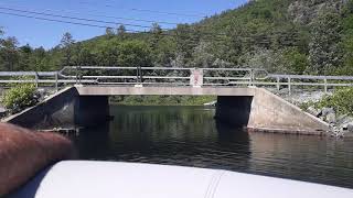 low bridge at brant lake NY boat gas up