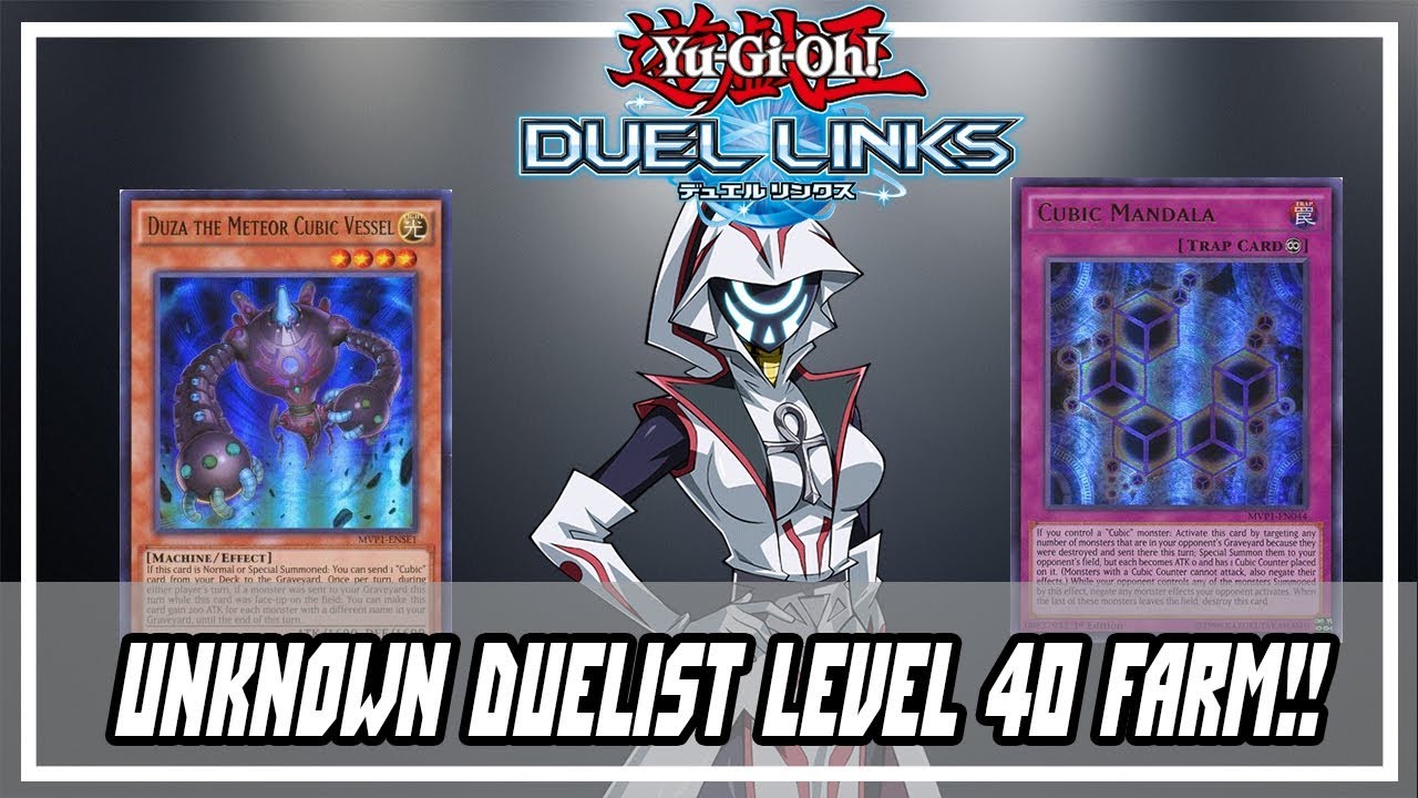 [ Yu-Gi-Oh! Duel Links ]  [F2P] How to Farm Unknown Duelist LV40 Dark Side Of Dimensions World!!