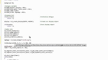 11.1 - Parallax Backgrounds in Allegro 5