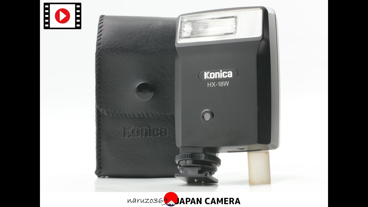 ☆SOLD☆ [Near MINT] KONICA Hexer RF Strobe HX-18W From JAPAN