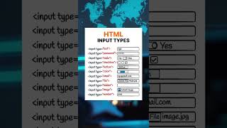 "HTML Input Types Explained | Text, Password, Radio, Checkbox, Button &amp; More"