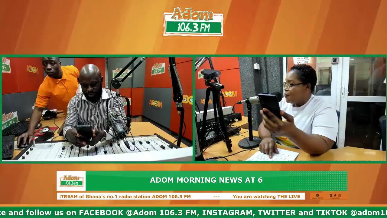 Adom Morning News At 6 on Adom 106.3 FM (16-12-25)