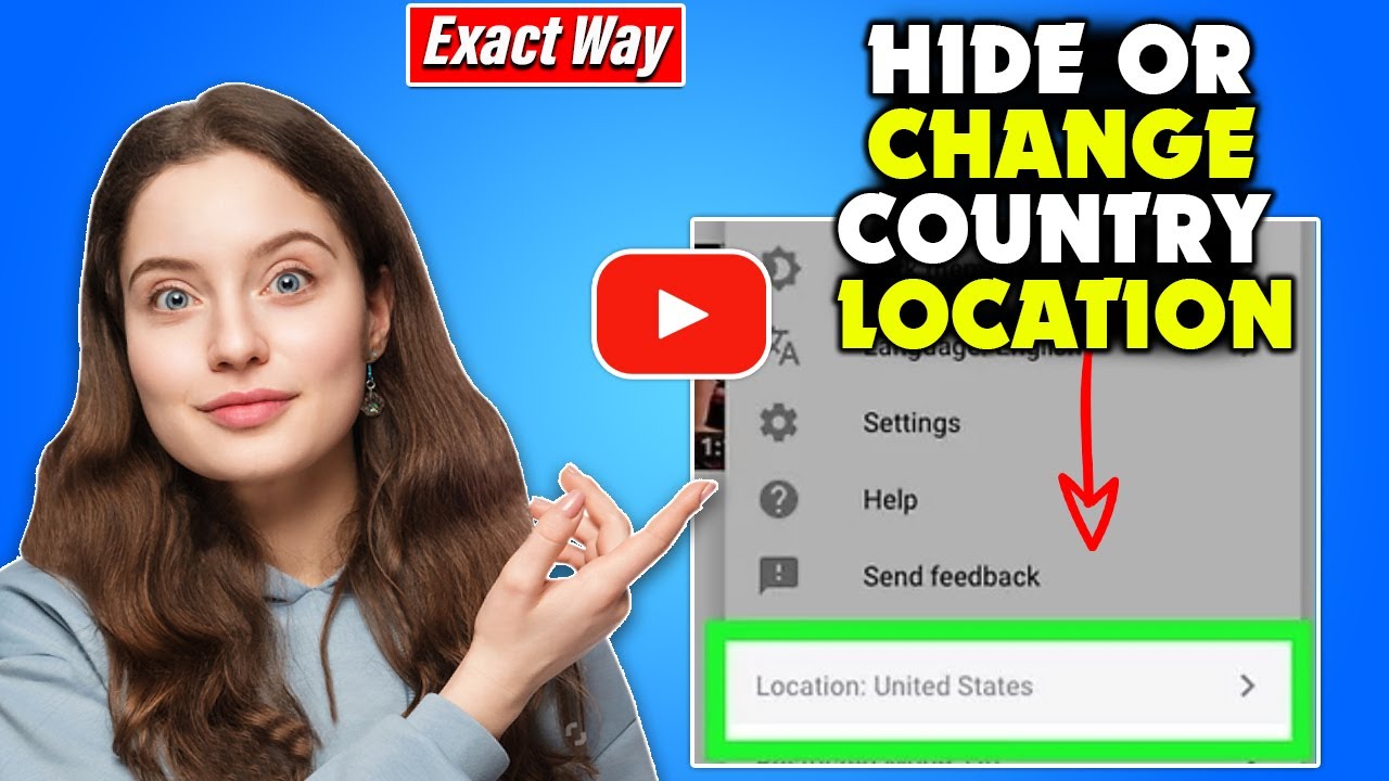 How to hide or change country location on YouTube - Full Guide - YouTube