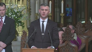 Cousin John Hession Delivers Eulogy