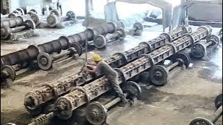 Pembuatan tiang listrik dan proses pengecoran 