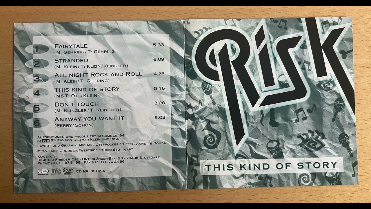 Risk (AOR/Melodic rock, Germany) - Fairytale