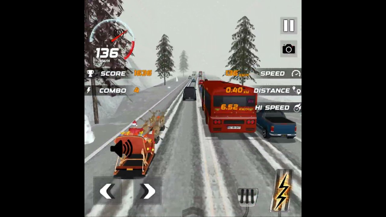 Heavy traffic rider car game - SQ2 - Santa mode