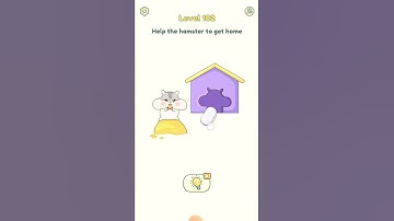 DOP 2 LEVEL 102 : HELP THE HAMSTER TO GET HOME (Delete One Part) ⚡ #DOP2 #SHORTS