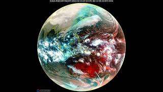 [Daily] 2월 14, 2022 GK2A Satellite RGB Day/Night Composite | Full Disk | 20220214